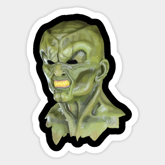 The Haunted Mask Sticker by AlteredWalters